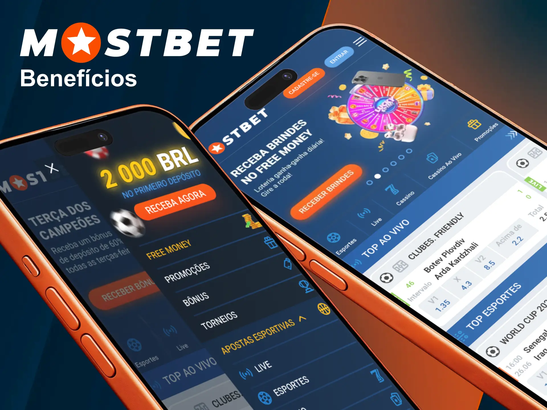 Conheça todos os benefícios de apostar usando a aplicação Mostbet oficial.