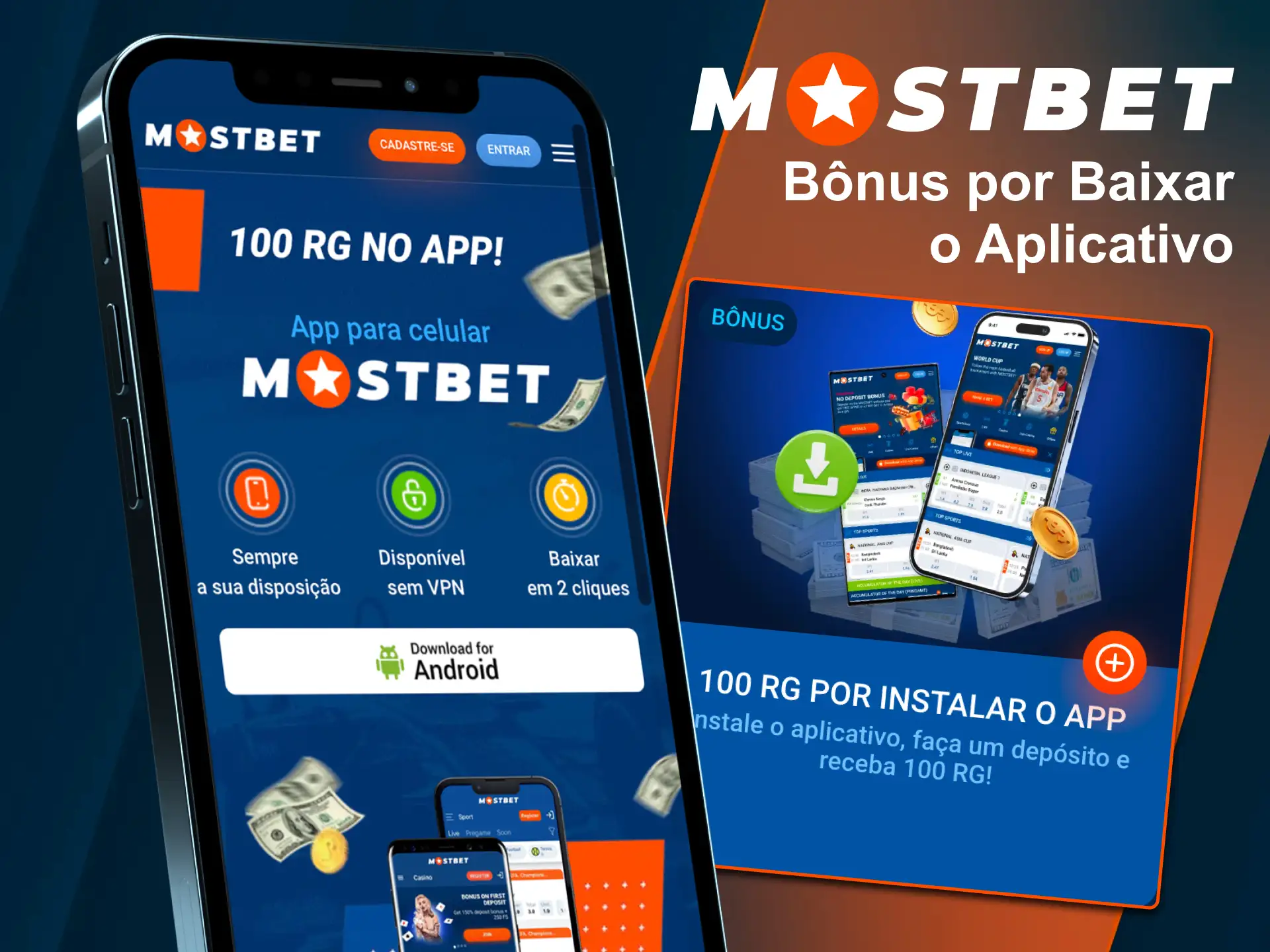 Baixe o aplicativo Mostbet para receber bônus exclusivos no seu celular.