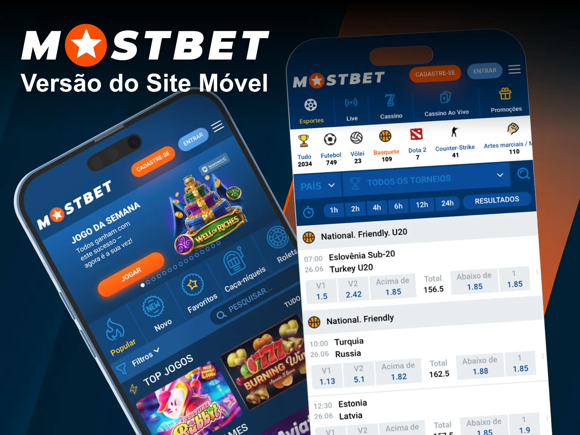 Compare as vantagens da versão móvel contra a aplicação Mostbet oficial.