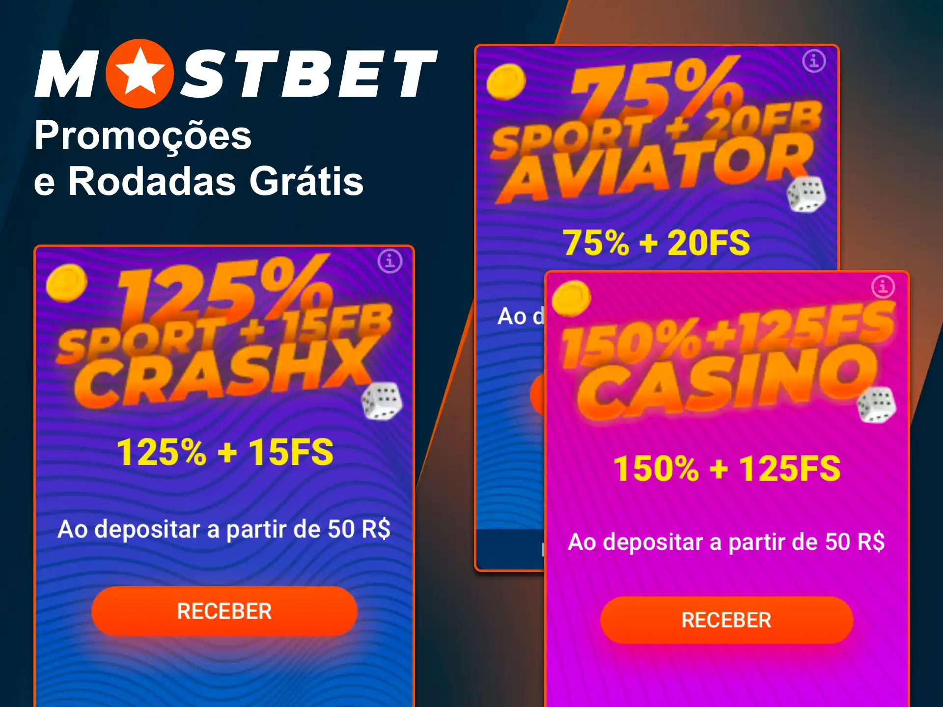 Participe das promoções e ganhe rodadas grátis para jogar na Mostbet.