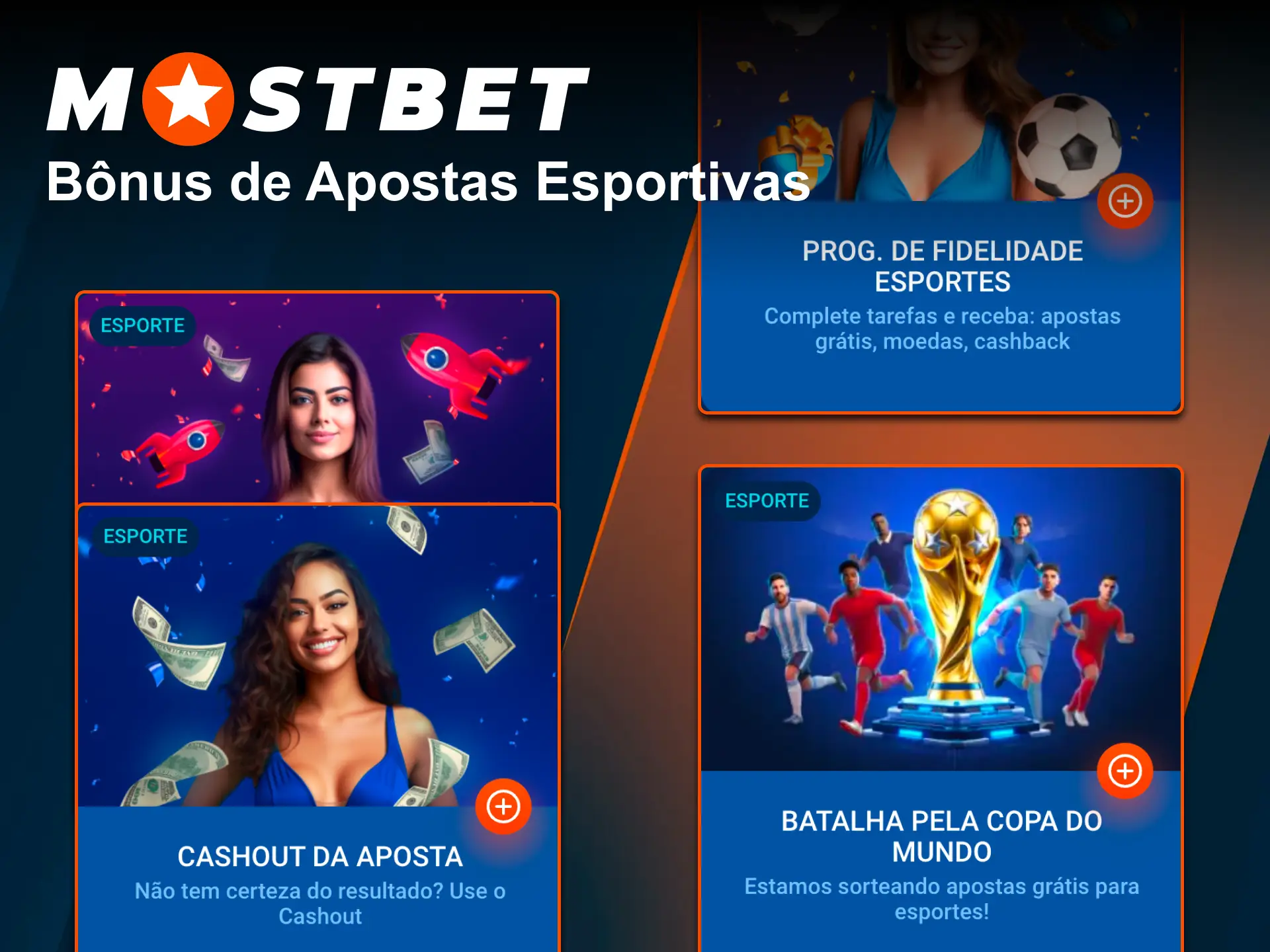 Ative seu bônus de apostas esportivas Mostbet para palpitar nos jogos oficiais.